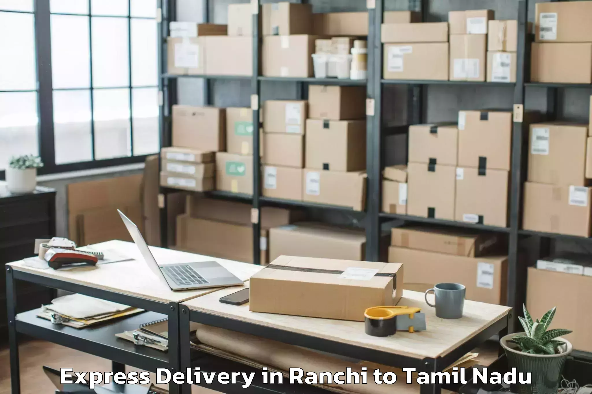 Book Ranchi to Mallasamudram Express Delivery Online